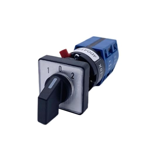 LW26-10X Single Hole Installation 16.2mm Cam Switch Dual Power Supply Change-Over Electronic Starter Reversing Elevator Control 10A