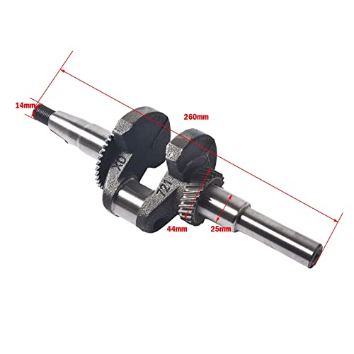 Standard 3/4" Parallel Crankshaft Crank Compatible With Predator 212Cc Compatible With Gx200 Go Kart & Mini Bikes With Gx200 Gasket #TOP1