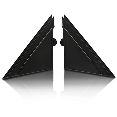 Plaque triangle de rétroviseur pour 500 noir brillant cache de finition extérieur 1SH17KX7AA