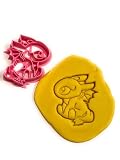 T3D Cookie Cutters Baby Dragon Cookie Cutter, Suitable for Cakes Biscuit and Fondant Cookie Mold for Homemade Treats