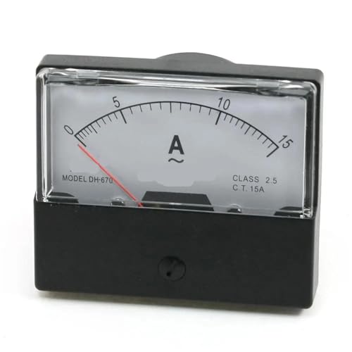 Ampèremètre à aiguille AC 0-15A DH-670 pour le suivi de charge de votre pompe à chaleur
