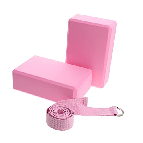 Gogogmee Complete Yoga Kit for Women Resistance Bands Yoga Bricks Stretch Belt for Levels Made of Eva Material