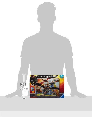 Ravensburger Kinderpuzzle - 10015 Drachenzähmen leicht gemacht - Dragons-Puzzle für Kinder ab 7 Jahren, mit 150 Teilen im XXL-Format, Yellow – Bild 5