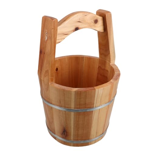 Bañera de madera para pies resistente y portátil miniatura 1