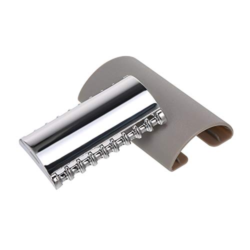 Safety Razor Head Anself Double Edge Safety Razor Head Stainless Steel Open Comb Head Men Beard Shaving Tool for Barber Male Home Use