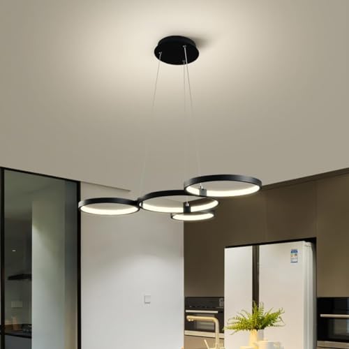 Lustre LED pour salon et chambre créant une ambiance moderne chic - 2