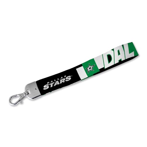 Dragonne de poignet Dallas NHL idée cadeau supporter hockey pour clés et badge