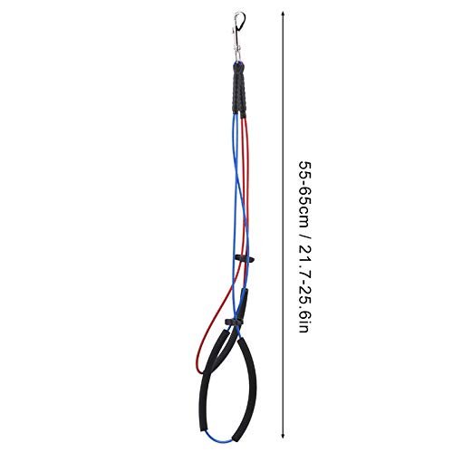 Ymiko Adjustable Double Noose Grooming Ropes for Dogs and Cats, Suitable for Pet Tables, Arms, and Bath Tubs (Large Size)