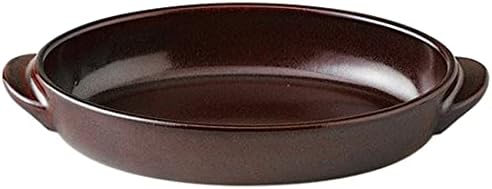 Heat Resistant Series Black Oval Gratin (Small) Set of 5, 7.3 x 4.1 x 1.4 inches (18.5 x 10.5 x 3.5 cm), 8.7 oz (247 g), Oven Wear, Hotel, Restaurant, Cafe, Western Tableware, Restaurant, Commercial Use,