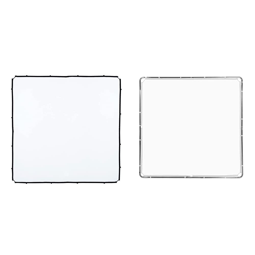 Manfrotto LL LR82207R Tessuto per Skylite, Diffusore 1.25 Stop & LL LR822 Skylite Telaio in Alluminio