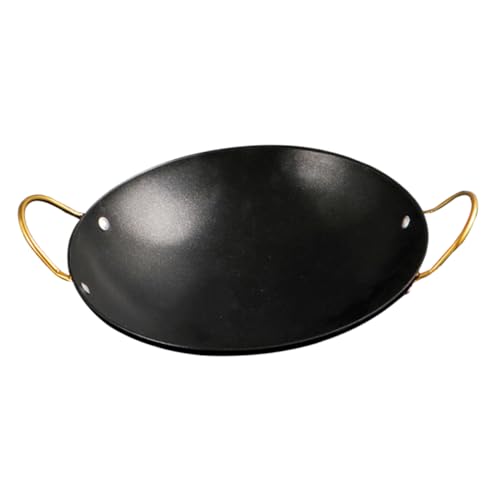 UTHCLO Olla De Acero Inoxidable Con Manijas Dobles Utensilio De Cocina Versátil Para Cocción Casa y Comercial Diseño Antiadherente y Fácil De Limpiar Para Sopas y Hotpot