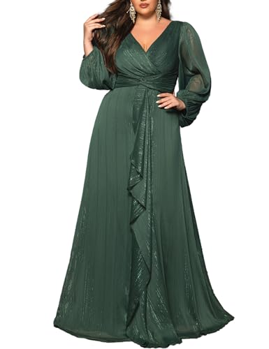 VOUIAO Plus Size Bridesmaid Dress 2026 Spring Elegant Chiffon Long