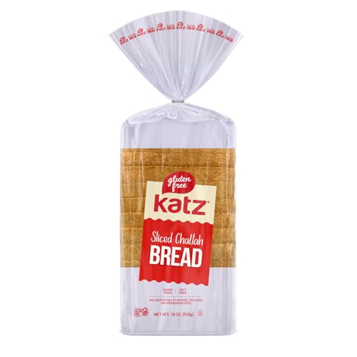 Katz Gluten Free Sliced Challah Bread | Dairy Free, Nut Free, Gluten Free | Kosher (1 Pack of 1...