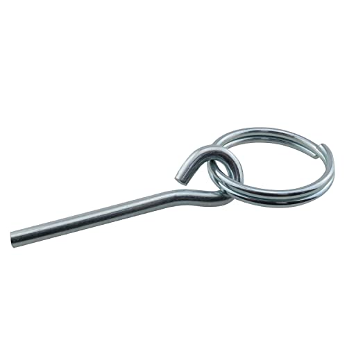 Anillos para postes de tienda y 2 pines JCBIZ 4 piezas anillos de acero inoxidable para camping al aire libre senderismo pesca accesorios para tienda de campaña de viaje miniatura 2