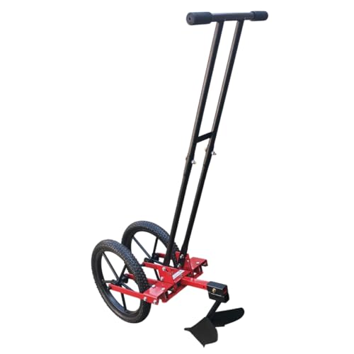 Image of Adjustable Double Wheel Weeder Cum Cultivator Machine | Manual Push Type Garden & Farm Tool for Weed Removal, Soil Loosening & Inter-Cultivation (Harrow-Furrower Attachment)