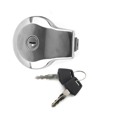 Couvercle de réservoir carburant YAMAHA VIRAGO 1100 finition chrome avec serrure de sécurité