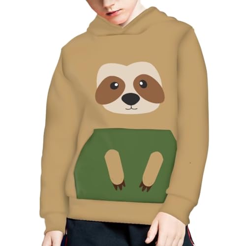 Cute Animal Boys Girls Pullover Hoodies Long Sleeve Sweatshirt with Pockets3