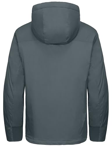 Little Donkey Andy Men's Lightweight Warm Jacket with recycled insulation Hooded Windproof Winter Coat3