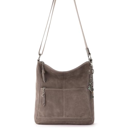 Image of The Sak Lucia Leather Crossbody Purse - Premium Leather Women's Handbag for Everyday & Travel - Cross Body Bag With Zipper