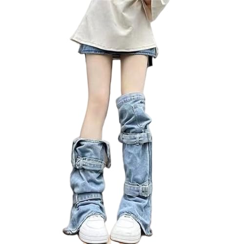 Cyber Y2k Leg Warmers Goth Japanese Fashion Punk Cute Women