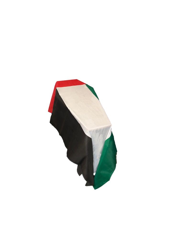 Bandera de ataúd de los Emiratos Árabes Unidos para un homenaje con honor y respeto