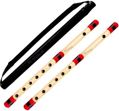 SG MUSICAL A & F Medium Professional Flute With Bag Bamboo Flute - TD