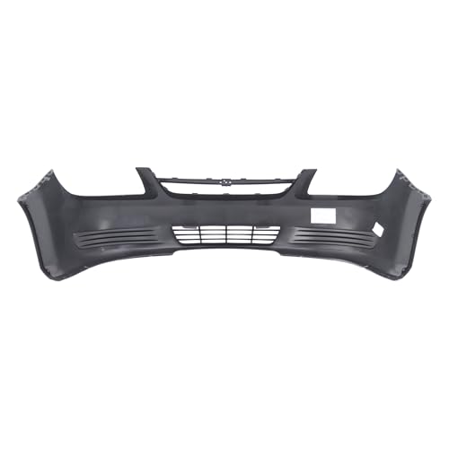 Image of FitParts Compatible with Chevrolet Cobalt 2005-2010 Front Bumper Cover | Primed, Without Fog Lights Holes, Sedan /Coupe, Base LS LT Coupe, Ready to Paint, OEM 19120183, GM1000733