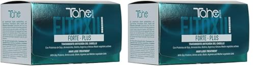 Tahe Fitoxil Forte Plus Tratamiento Anticaída del Cabello para Cabellos Castigados con Proteínas de Soja, Aminoácidos, Biotina, Arginina y Células Madre Vegetales Activas, 6 x 10 ml (Paquete de 2)