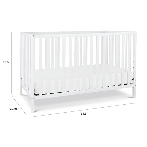 Davinci Union 4-in-1 Convertible Crib in White, Greenguard Gold Certified - image 6