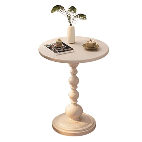 Table d'appoint ronde en métal gain de place pour petits salons - 2