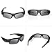 RERBO Sports Camera Glasses for Men, Video Recording Glasses, 1080P HD Eyewear UV Protection Camera Sunglasses for Outdoor Activities Cycling, Traveling, Driving