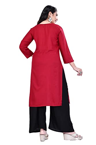 Image of Women Rayon Regular Kurti