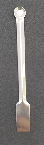Image of Laboratory Spatula 6 inches Stainless Steel One side is spatula type One side is flat Laboratory and scientific equipment (Pack of 6)