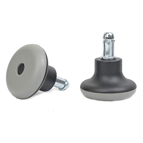 Roulettes pivotantes pour chaise de bureau lot de 5 de rechange pour réparer un fauteuil bloqué - 3