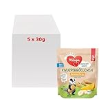 Milupa Entdeckerbande – Knusperröllchen Banane-Mango – Ab 3+ Jahren – 5 x 30 g