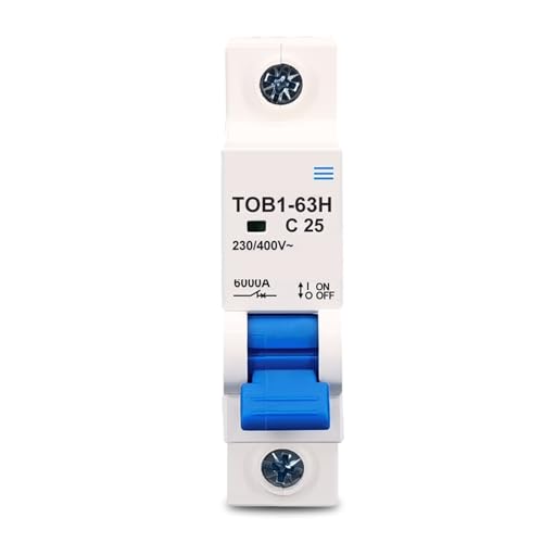 Minidisyuntor 1P CA Tipo C de 230V y 3A TOB1-63 para cuadro eléctrico doméstico
