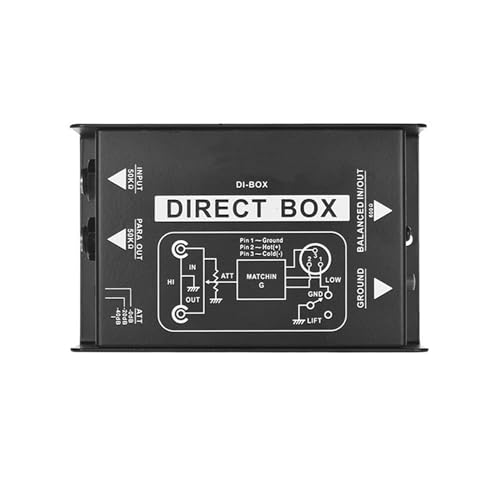 Boîtier DI-Box passive double pour brancher vos instruments sur une console sans interférence - 4