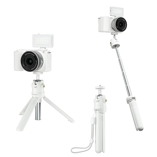 Image of JJC Extendable Mini Tripod & Selfie Stick for Sony ZV1F ZV1 ZVE10 RX100 VII | for Sony ZV-E10 II ZV-1F ZV-1 II A6100 A6400, Canon PowerShot V1 SX740 HS G7X Mark III II EOS R100 R50 R10 & More