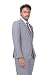 Traje de 3 Piezas de Hombre Slim Fit Trajes de Boda de...