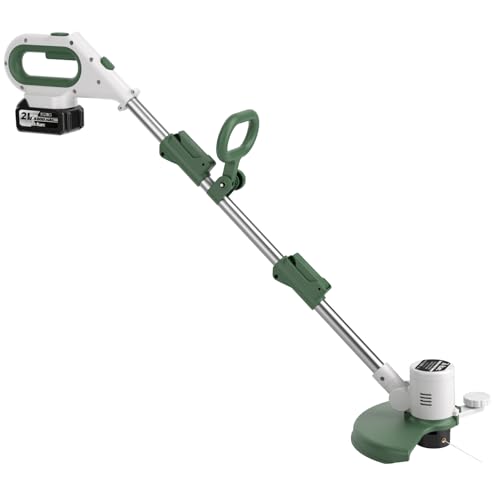 Image of 21V 3-in-1 Cordless Weed Eater-Weeding /Trimming /Lawn Mower with 8 Replace Auto Line Feed, Electric Grass Trimmer for Garden