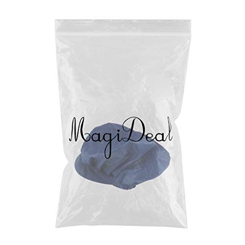 GRANE Cook Adjustable Men Women Kitchen Baker Chef Elastic Cap Hat Catering Dark Blue A