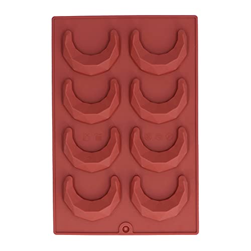 Moule à Gâteau au Chocolat en Forme de Lune en Silicone, Moule de Cuisson 3D, Cuisine Domestique