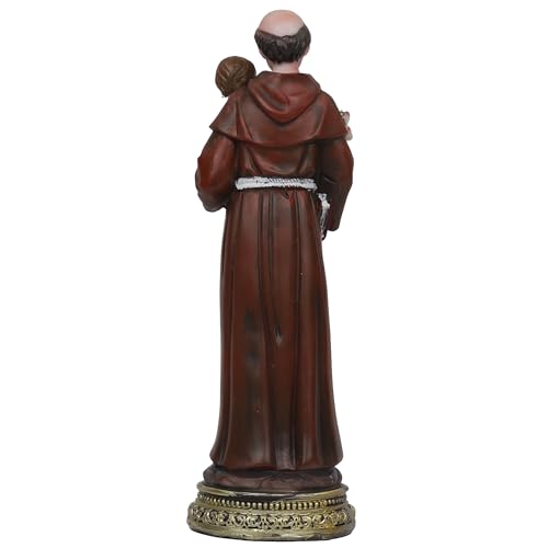 San Antonio De Padua 8" Estatua Decorativa de Resina miniatura 3