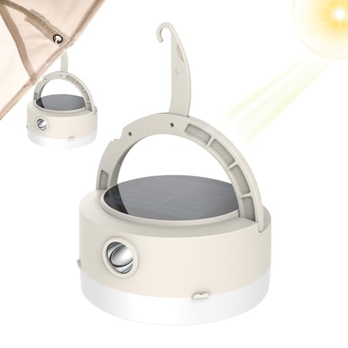 Linterna de energía solar - Eficiencia energética resistente a rieles ligeros de larga duración 8 MODE COMPACT LAM | Linterna recargable solar, farol solar para cortes actuales, decoraciones para