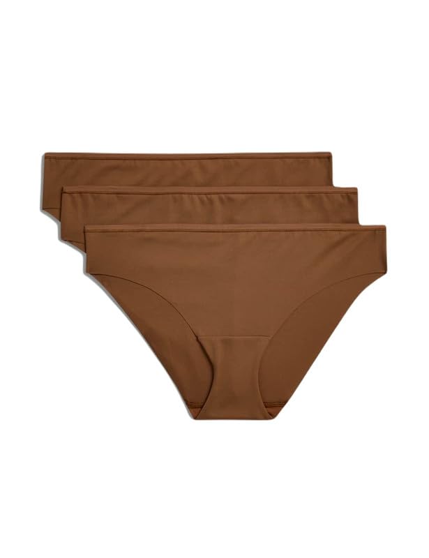 Image of Marks & Spencer Body Flexifit Womens Polyamide Blend Solid Low Rise Brazilian Knicker (Pack of 3)