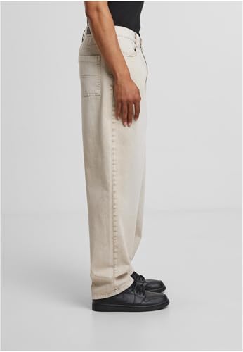 Urban Classics Herren Jeans Weiß, schmutzig, gewaschen, 38 – Bild 7