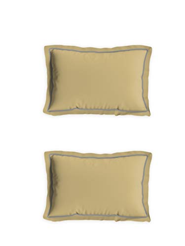 Image of DDECOR - Solids 300TC 100% Cotton Double Bedsheet with 2 Pillow Covers, King Size, Brown