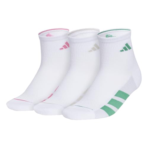 adidas Womens All Day Training Workout Socks (3 Pairs) Multiple Heights