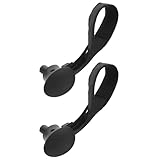 UPKOCH Muñequeras Ajustables para Bastones de Senderismo y Trekking Correas Elásticas Resistentes para Agarre Seguro Color Negro Paquete de 2 Unidades Accesorio para Actividades al