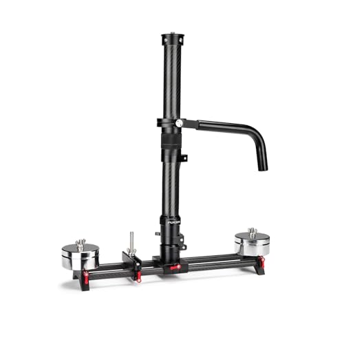 FLYCAM GX 6000 Soporte de cardán/monopod trineo para sistema estabilizador de cámara de chaleco/brazo. Rango de altura telescópico de 18 32 pulgadas. Incluye brazo articulado, contrapesos y soportes